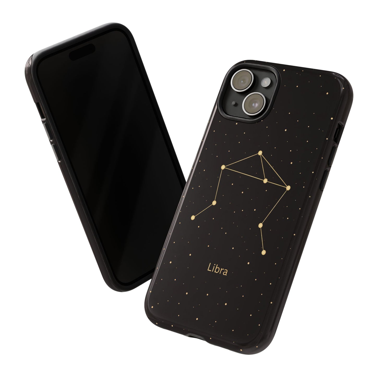 Libra Zodiac Constellation Phone Case – Luxe Gold Celestial Cover