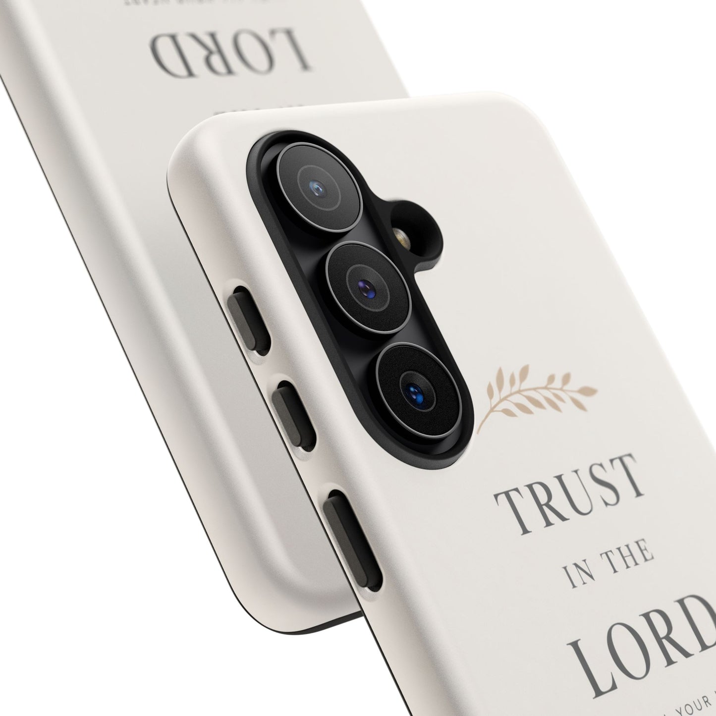 Proverbs 3:5 Christian Phone Case Trust in the Lord Minimalist Faith Cover