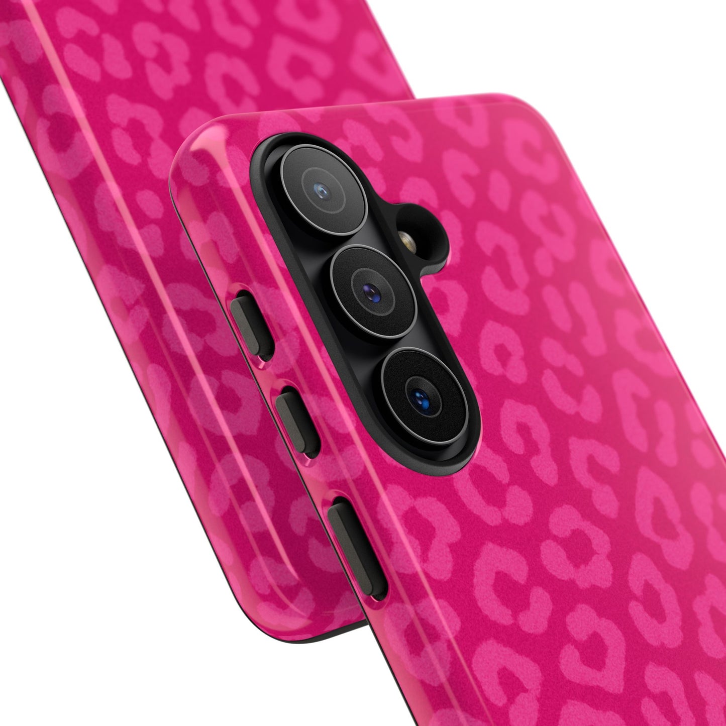 Hot Pink Leopard Phone Case – Bold Coquette Aesthetic Tough Case