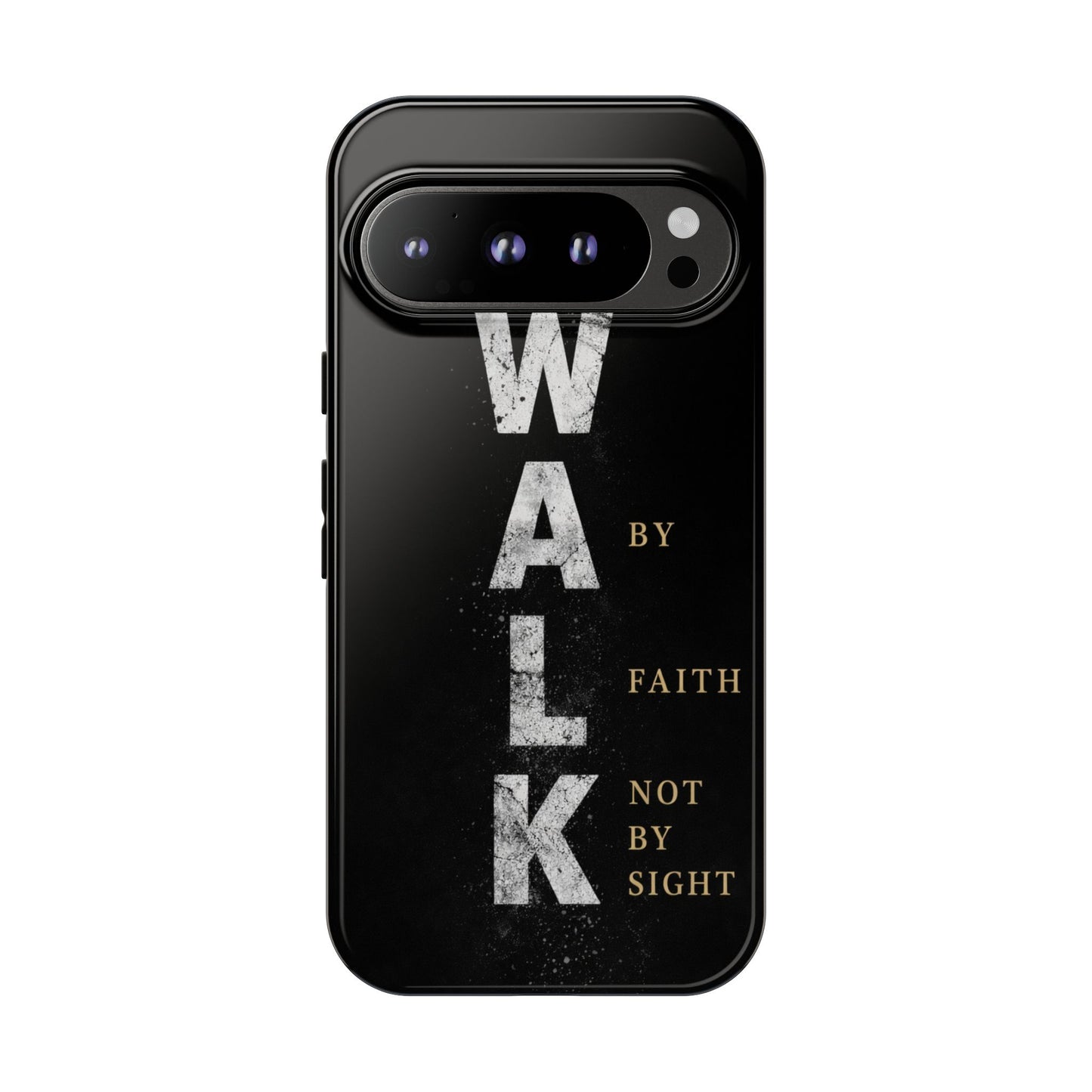Walk by Faith Not by Sight Christian Phone Case Bible Verse Faith Cover