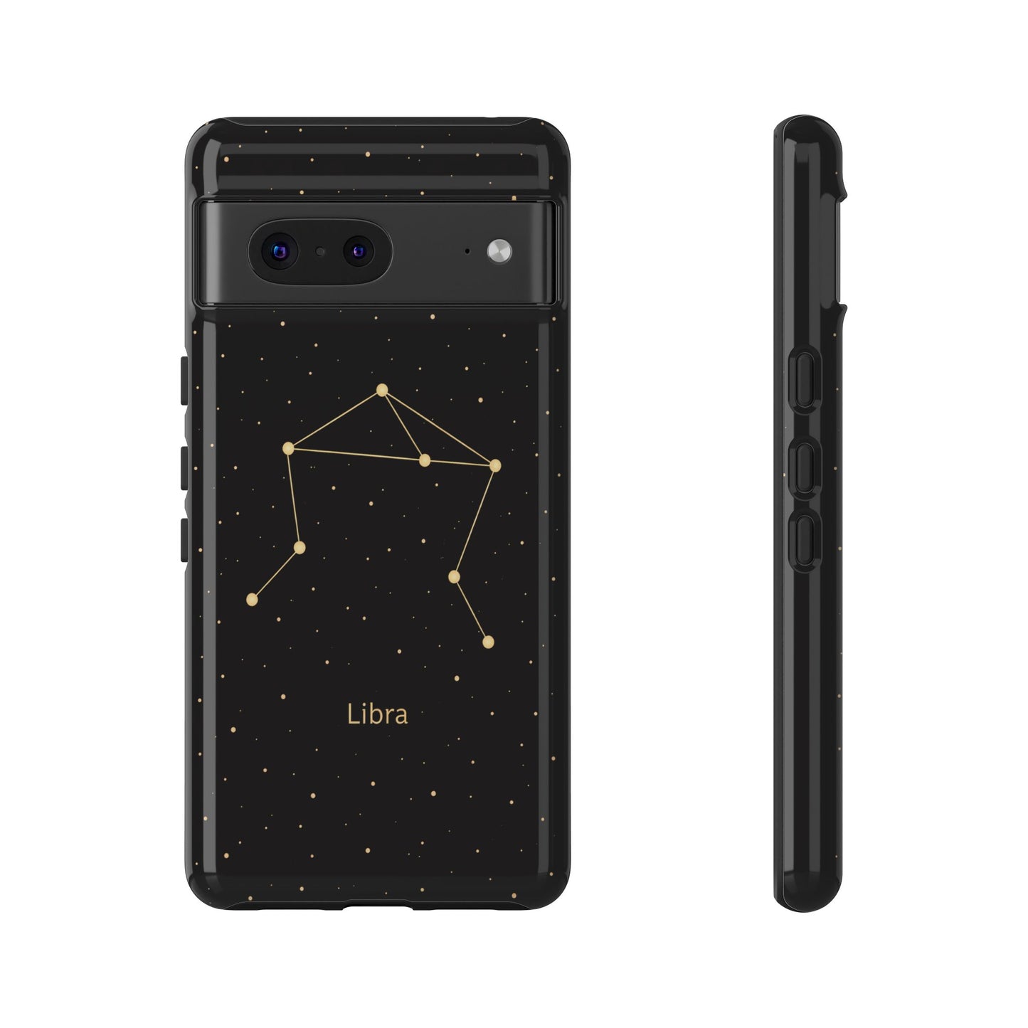 Libra Zodiac Constellation Phone Case – Luxe Gold Celestial Cover