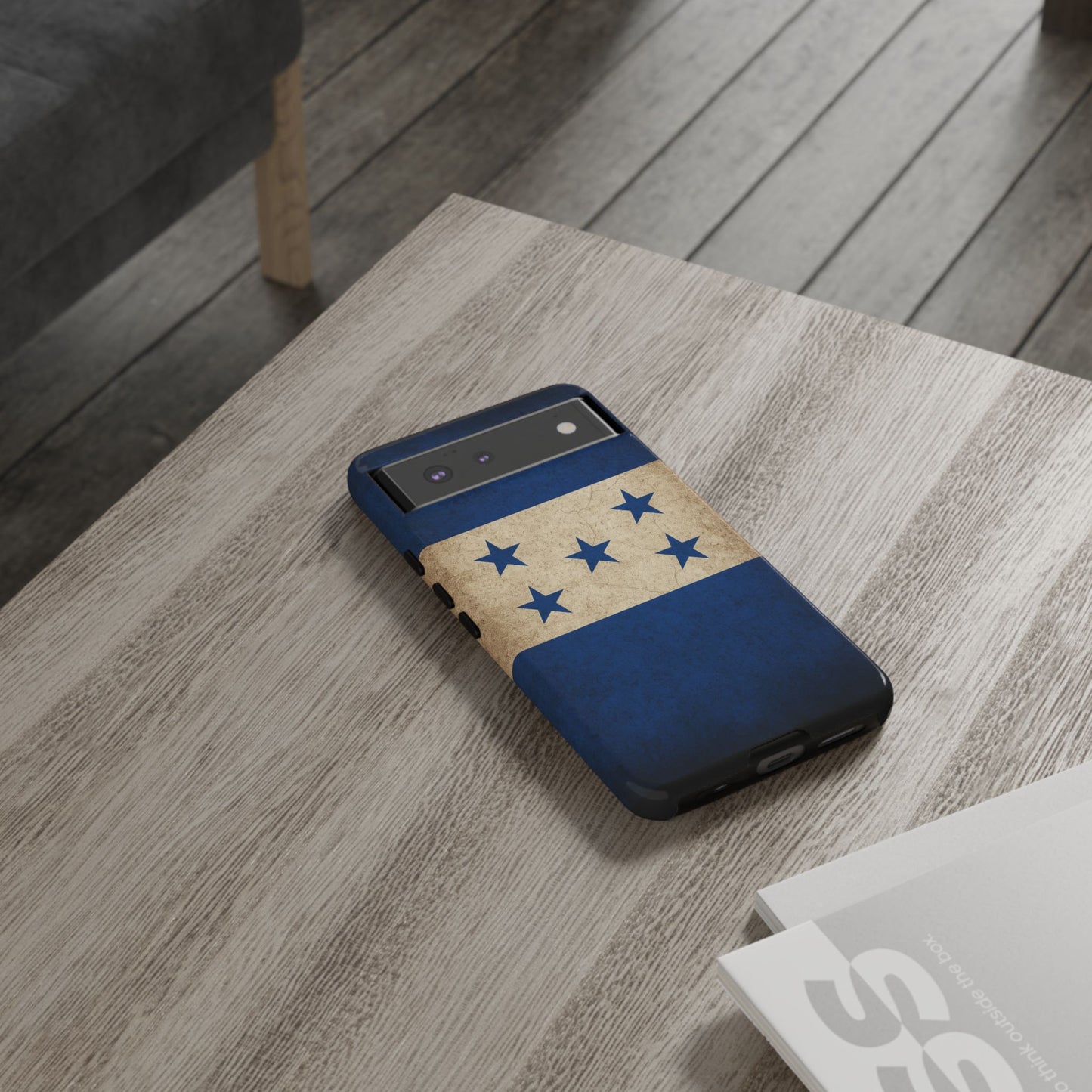 Honduras Flag Phone Case | Vintage Honduran Flag iPhone & Samsung Tough Protective Case
