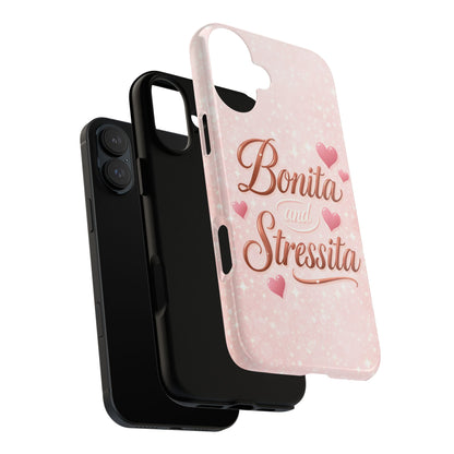Bonita Stressita Phone Case Cute Latina Aesthetic Pink Coquette Case