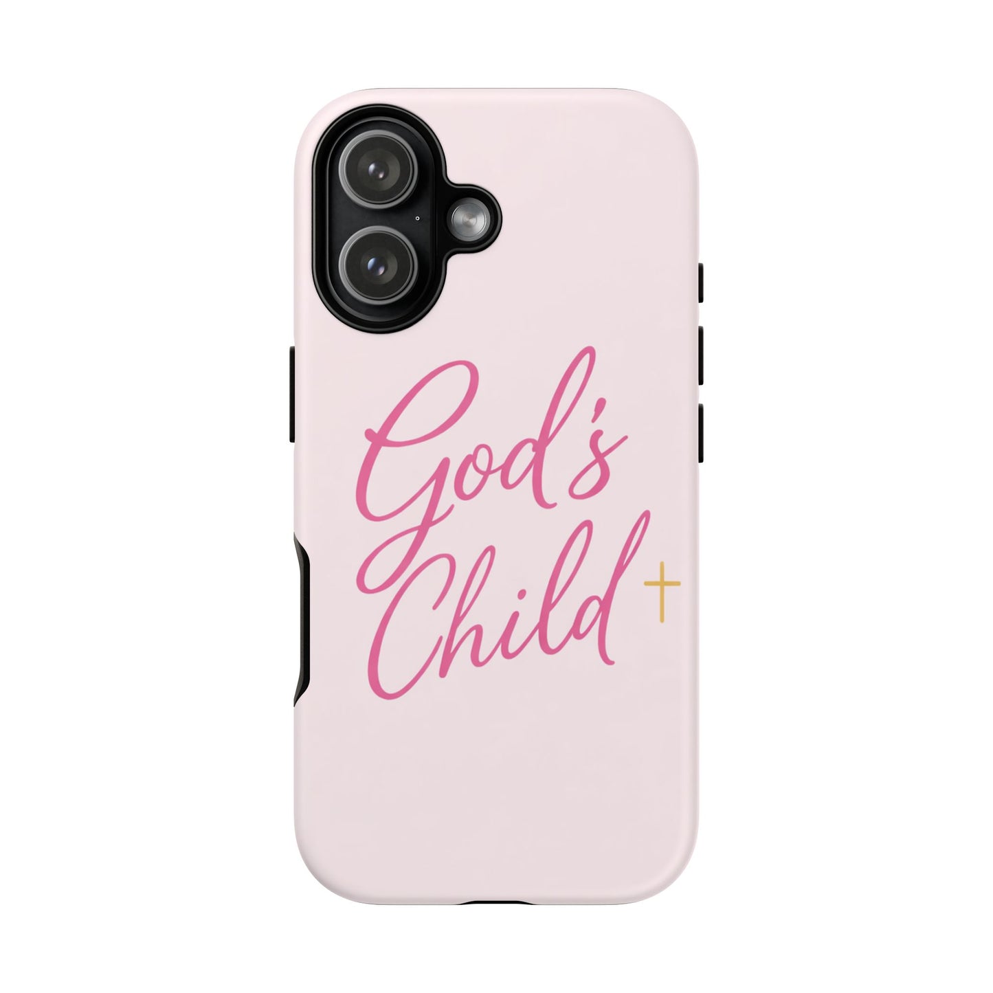 Gods Child Phone Case Christian Pink Aesthetic Tough iPhone Case