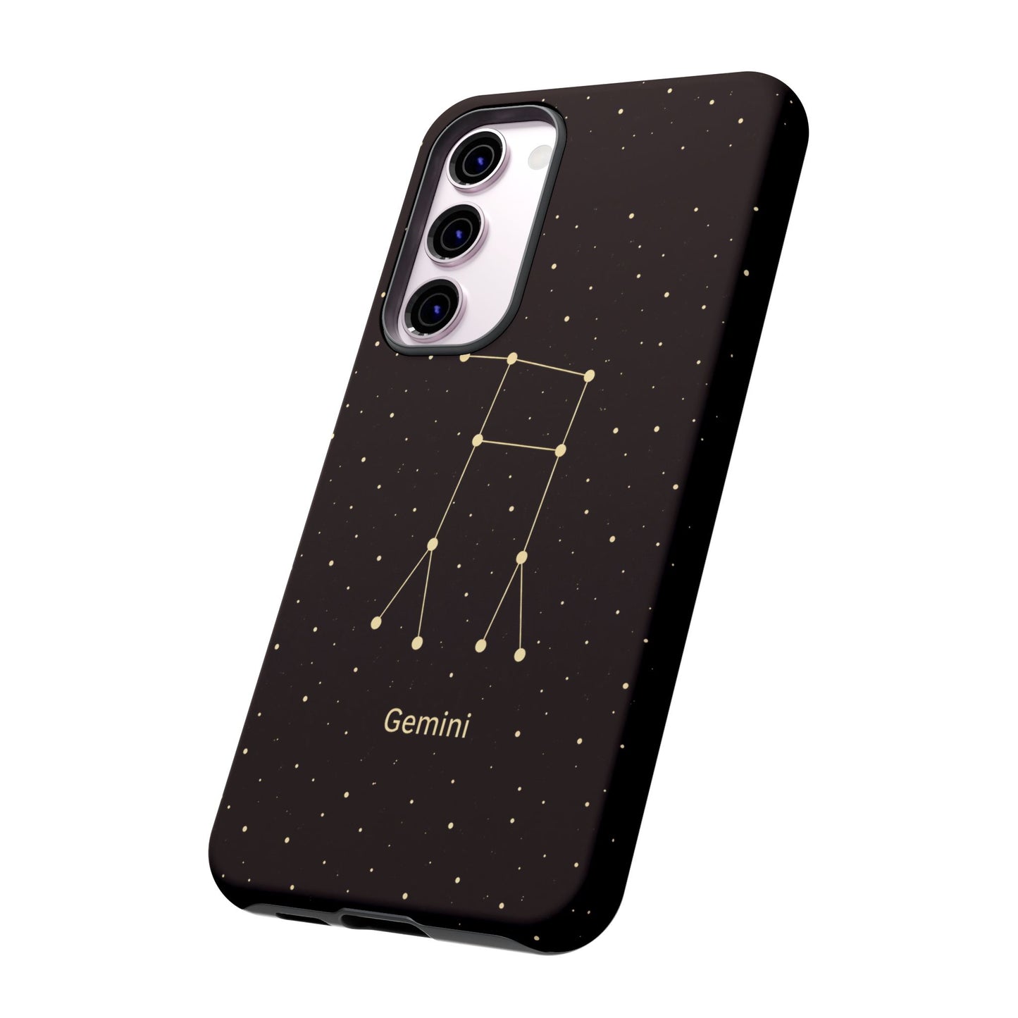 Gemini Zodiac Constellation Phone Case – Luxe Gold Celestial Cover