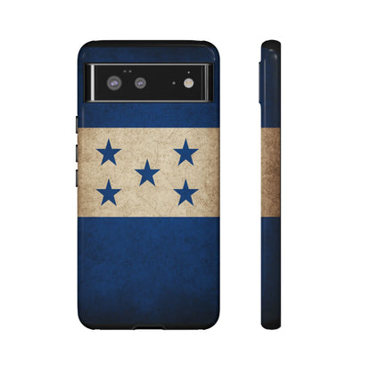 Honduras Flag Phone Case | Vintage Honduran Flag iPhone & Samsung Tough Protective Case