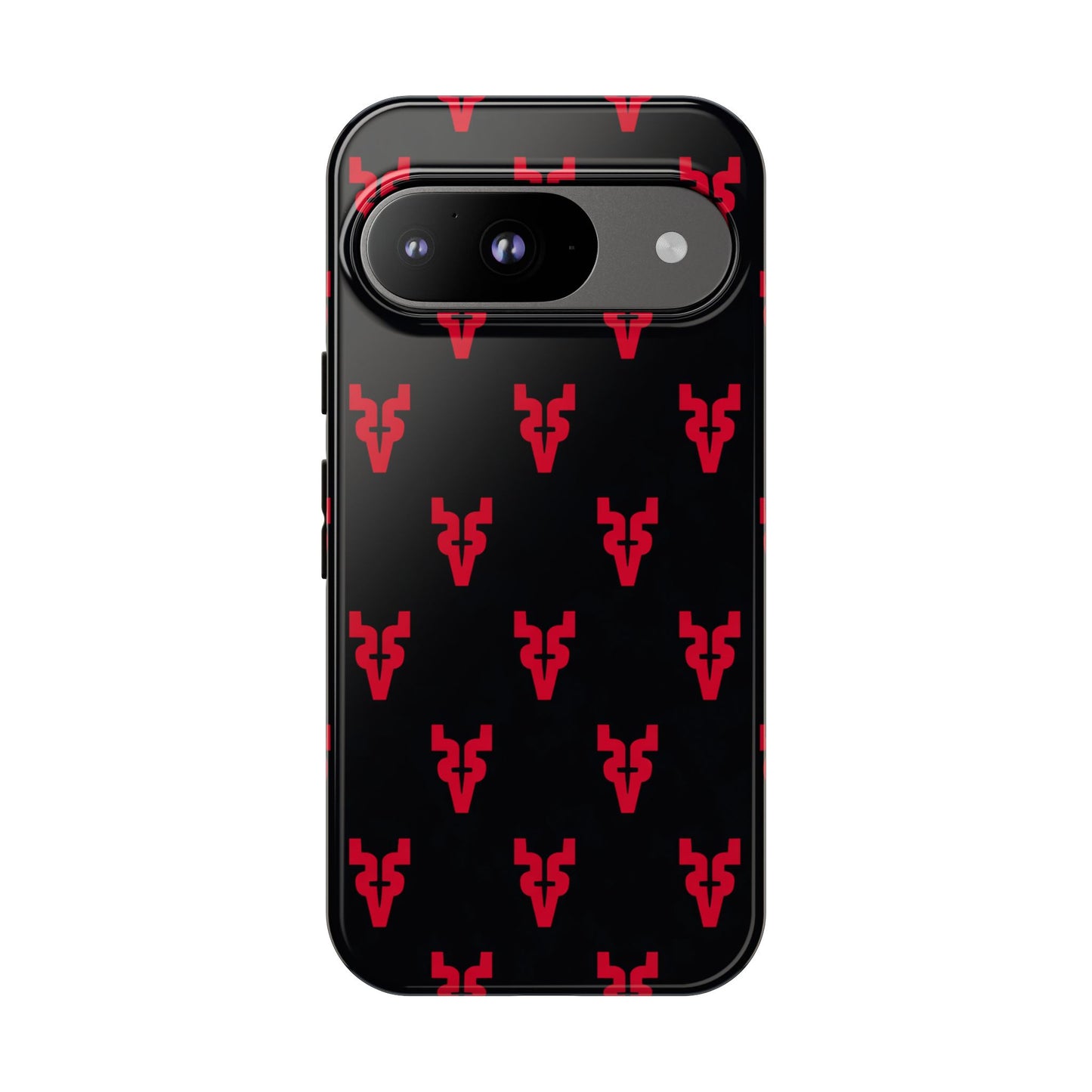 Mazatlán Bull Phone Case – Black Red Streetwear Tough Shockproof Cover