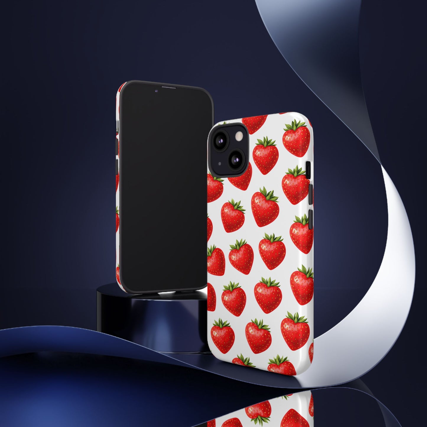 Cute Strawberry Phone Case – Aesthetic Fruit Pattern Protective Cover for Iphone, Samsung Galaxy and Pixel