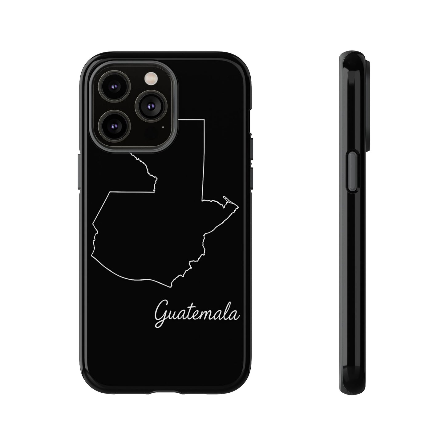 Guatemala Outline Phone Case – Minimal Country Map Tough Case (iPhone, Samsung, Pixel)