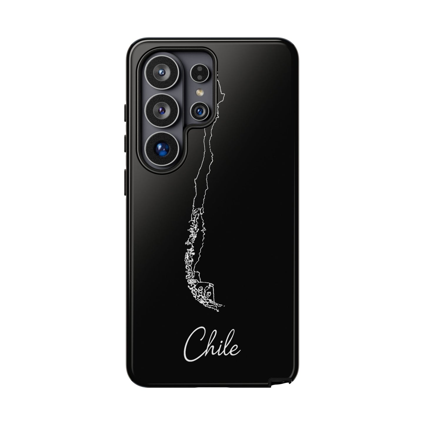 Chile Outline Phone Case – Minimal Country Map Tough Case (iPhone, Samsung, Pixel)