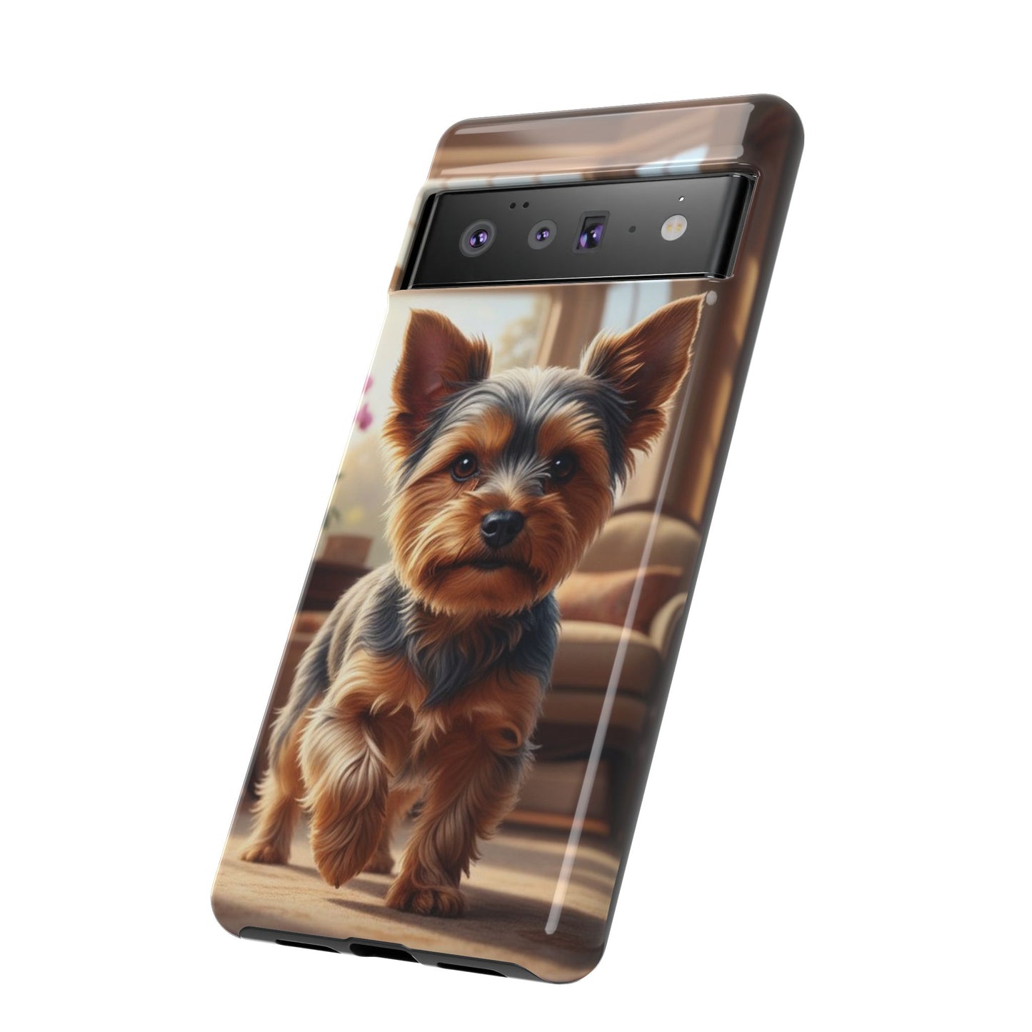 Yorkshire Terrier Phone Case – Cute Yorkie Puppy Tough Case (iPhone, Samsung, Pixel)