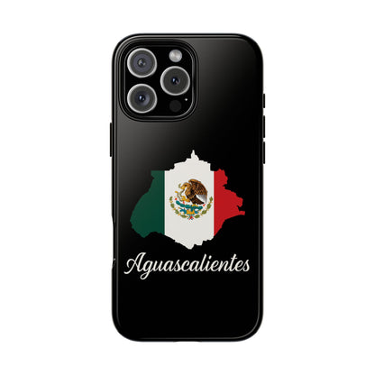 Aguascalientes Mexico Flag Map Phone Case | Mexican American Pride Tough Case for iPhone & Samsung