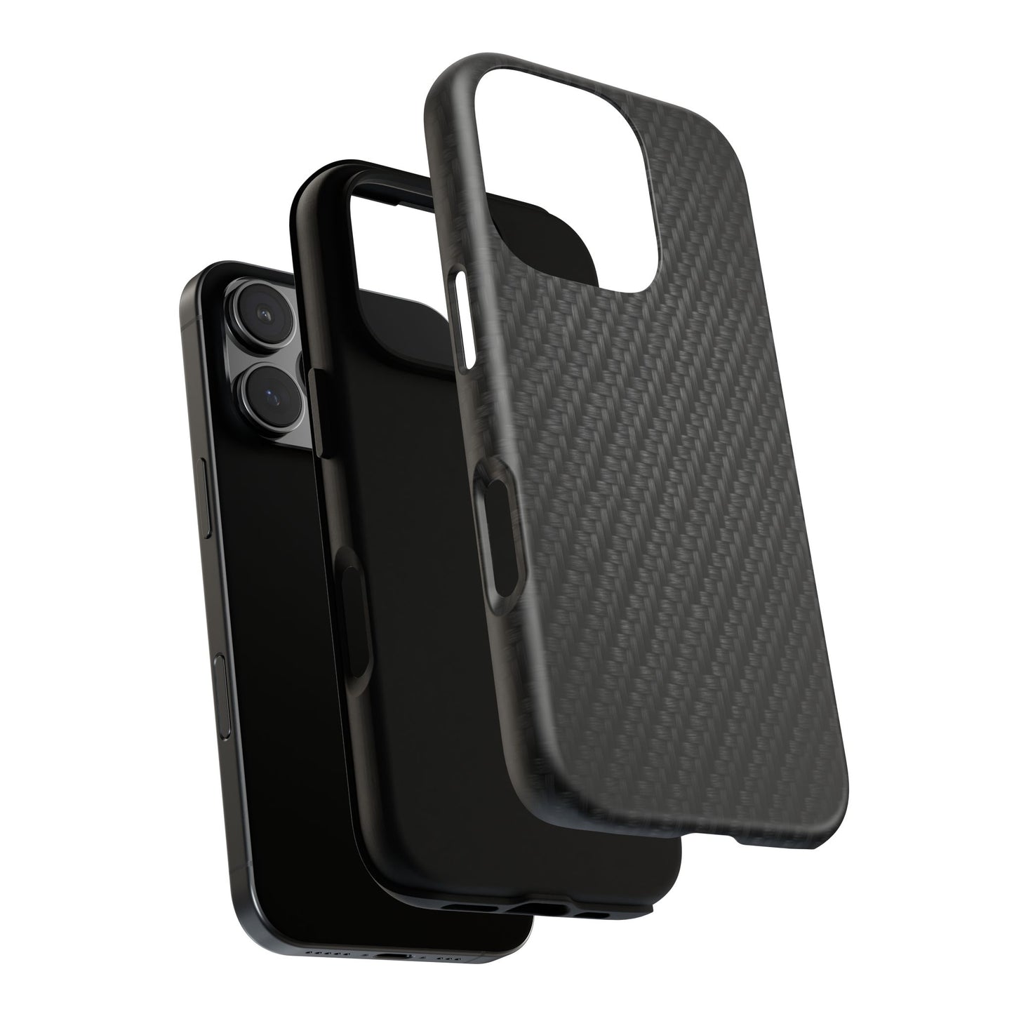 Carbon Fiber Inspired Phone Case – Rugged Slim Protective Tech Case for iPhone & Samsung