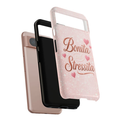 Bonita Stressita Phone Case Cute Latina Aesthetic Pink Coquette Case