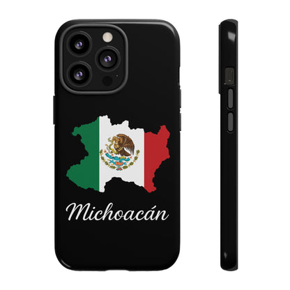 Michoacán Mexico Flag Map Phone Case | Mexican American Pride Tough Case for iPhone & Samsung