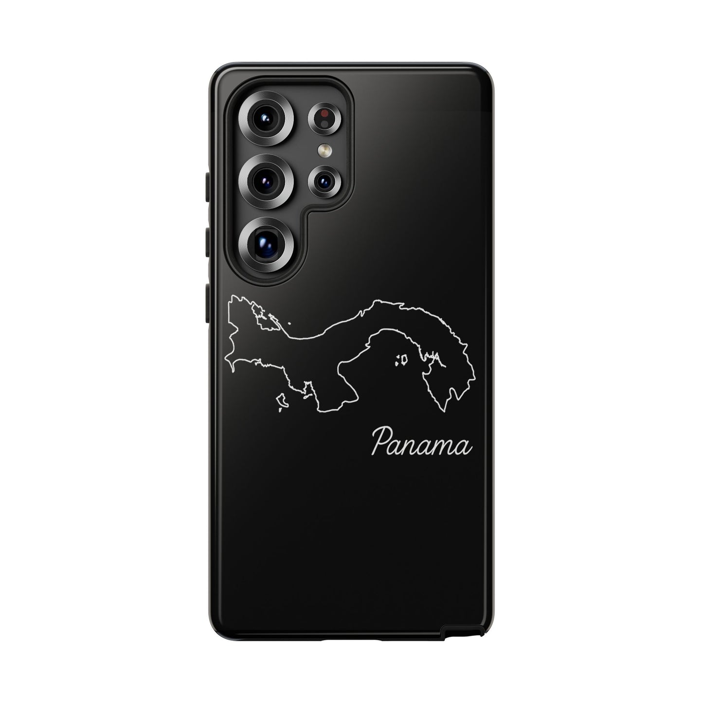 Panama Outline Phone Case – Minimal Country Map Tough Case (iPhone, Samsung, Pixel)
