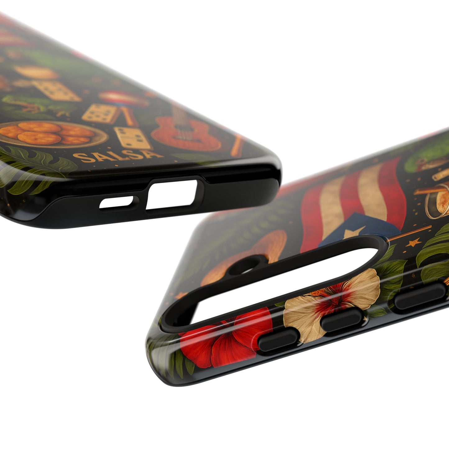 Puerto Rican Culture Phone Case | Boricua Icons Caribbean Aesthetic Tough Protective Case