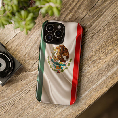 Mexico Flag Phone Case | Mexican Pride iPhone & Samsung Case | Tricolor Aesthetic Tough Protective Cover
