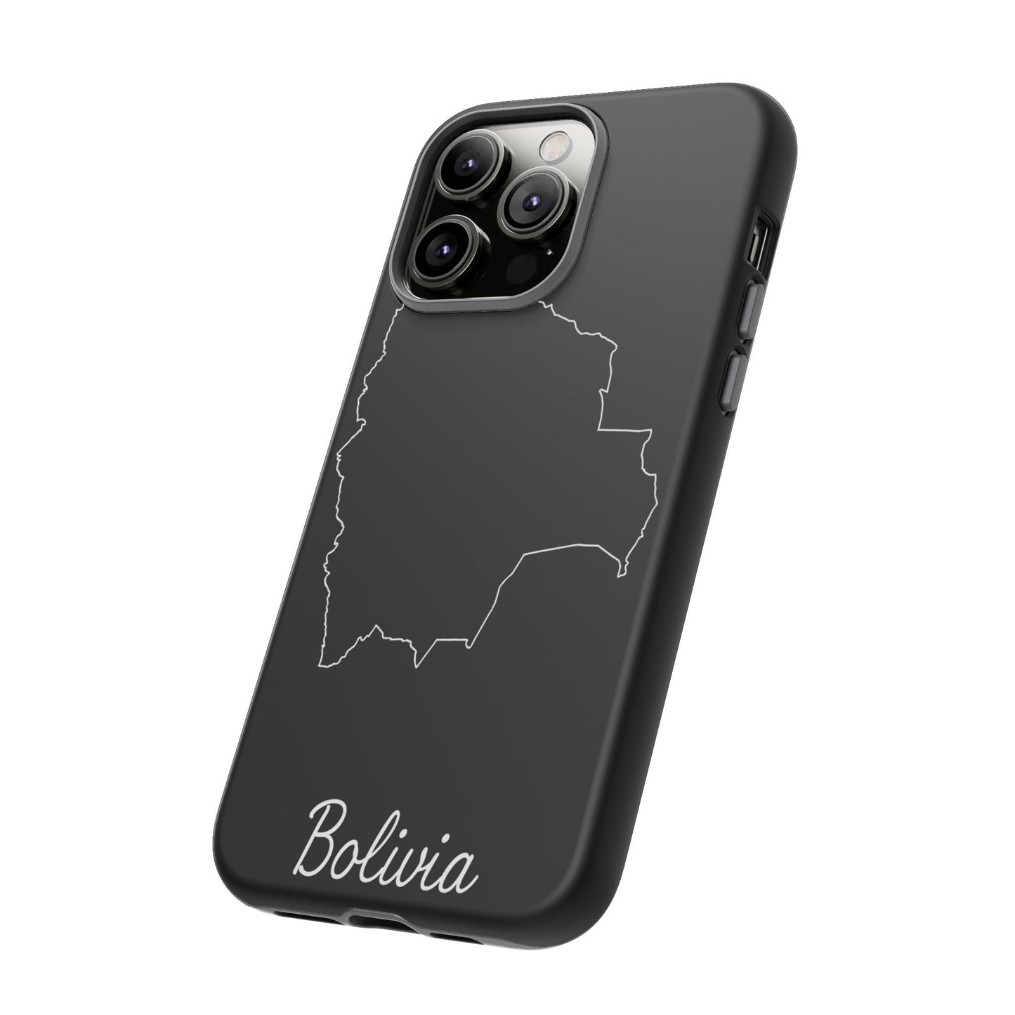 Bolivia Outline Phone Case – Minimal Country Map Tough Cover