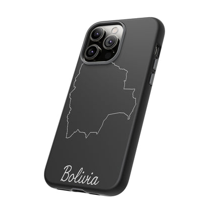Bolivia Outline Phone Case – Minimal Country Map Tough Cover