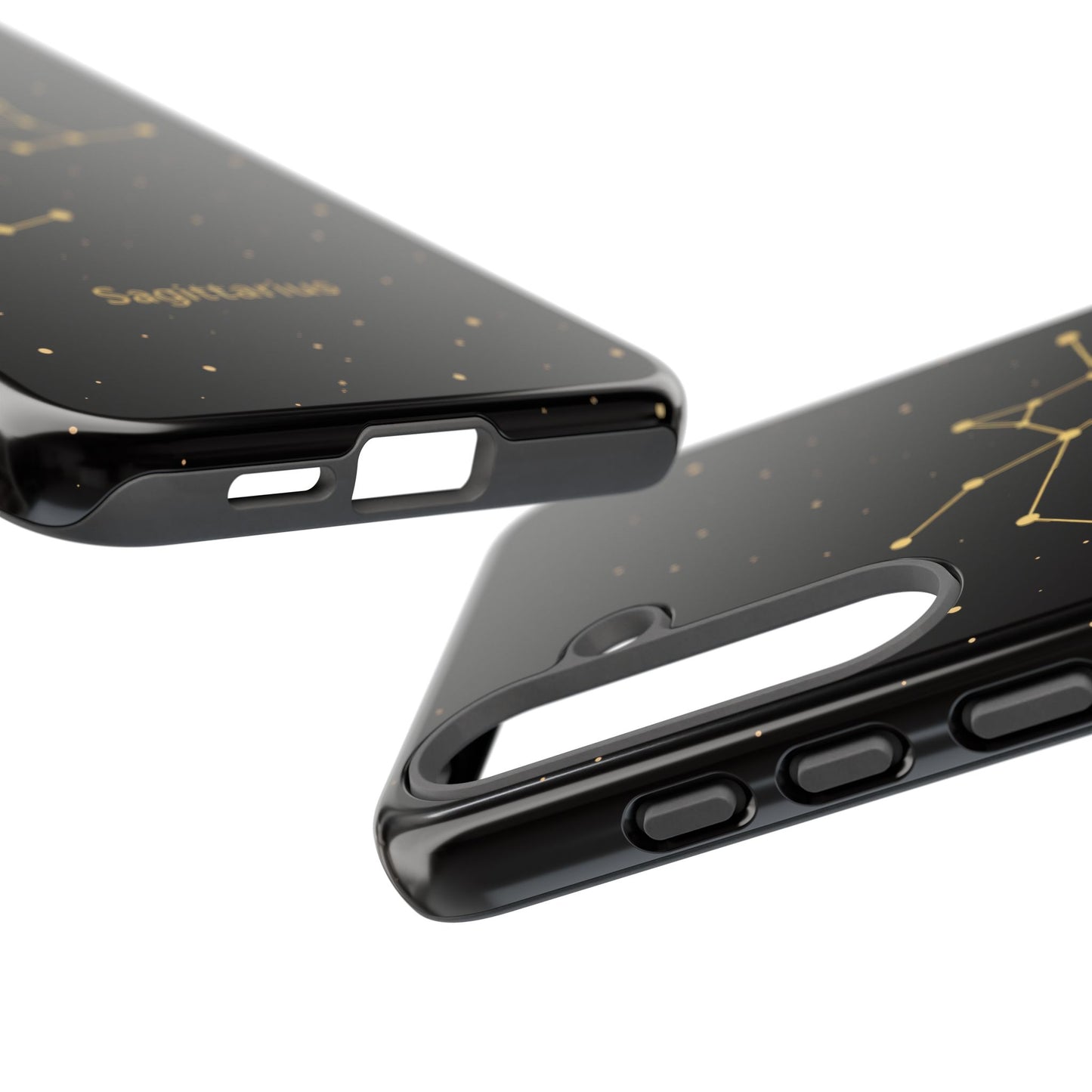 Sagittarius Zodiac Constellation Phone Case – Luxe Gold Celestial Cover