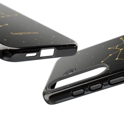 Sagittarius Zodiac Constellation Phone Case – Luxe Gold Celestial Cover