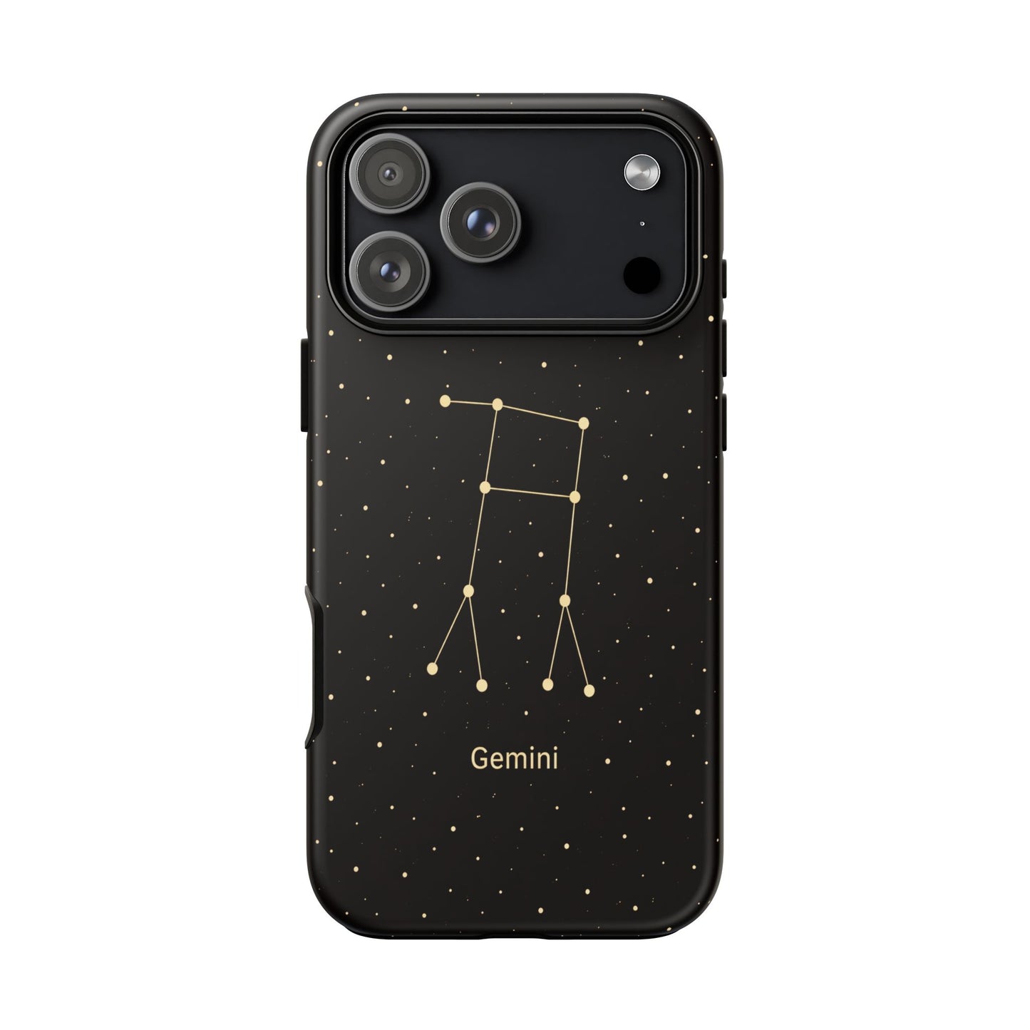 Gemini Zodiac Constellation Phone Case – Luxe Gold Celestial Cover