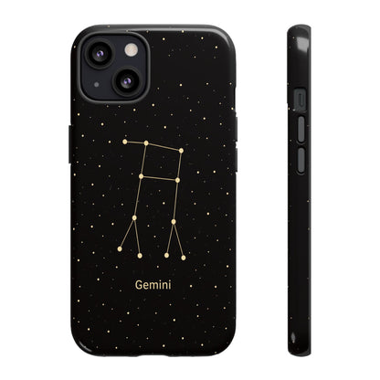 Gemini Zodiac Constellation Phone Case – Luxe Gold Celestial Cover
