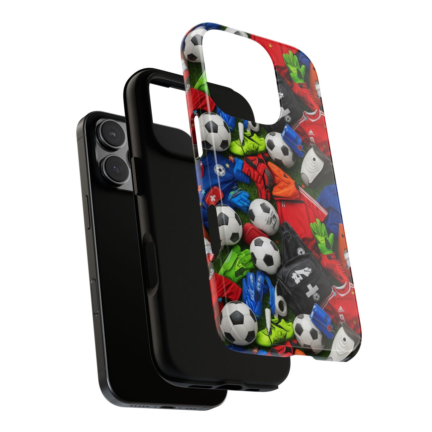Soccer Ball Pattern Phone Case – Sports Fan Tough Protective Game Day Case