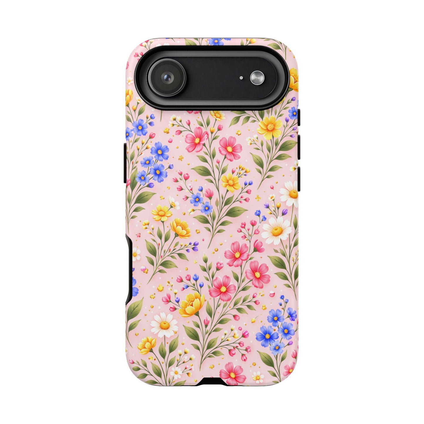 Wildflower Floral Phone Case Vintage Spring Meadow Tough Cover