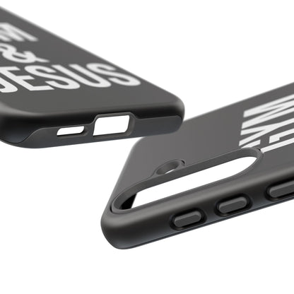 Gym & Jesus Phone Case Christian Faith Workout Gym Motivation Case