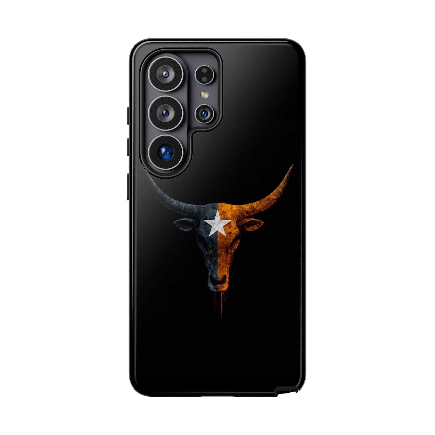 Texas Longhorn Skull Phone Case Western Cowboy Bull iPhone Samsung Cover