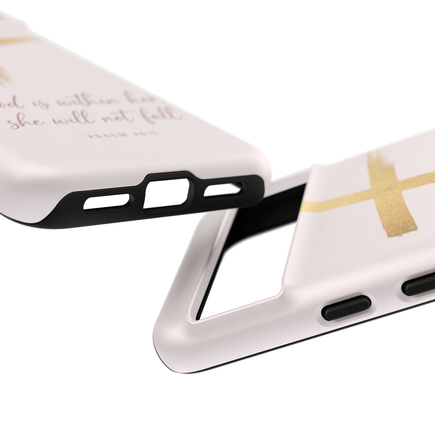 Psalm 46:5 God Is Within Her Christian Cross Phone Case Faith Gift