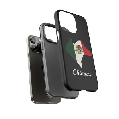 Chiapas Mexico Flag Map Phone Case | Mexican American Pride Tough Case for iPhone & Samsung