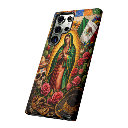 Virgen de Guadalupe Phone Case Mexican Floral iPhone Samsung Pixel Case