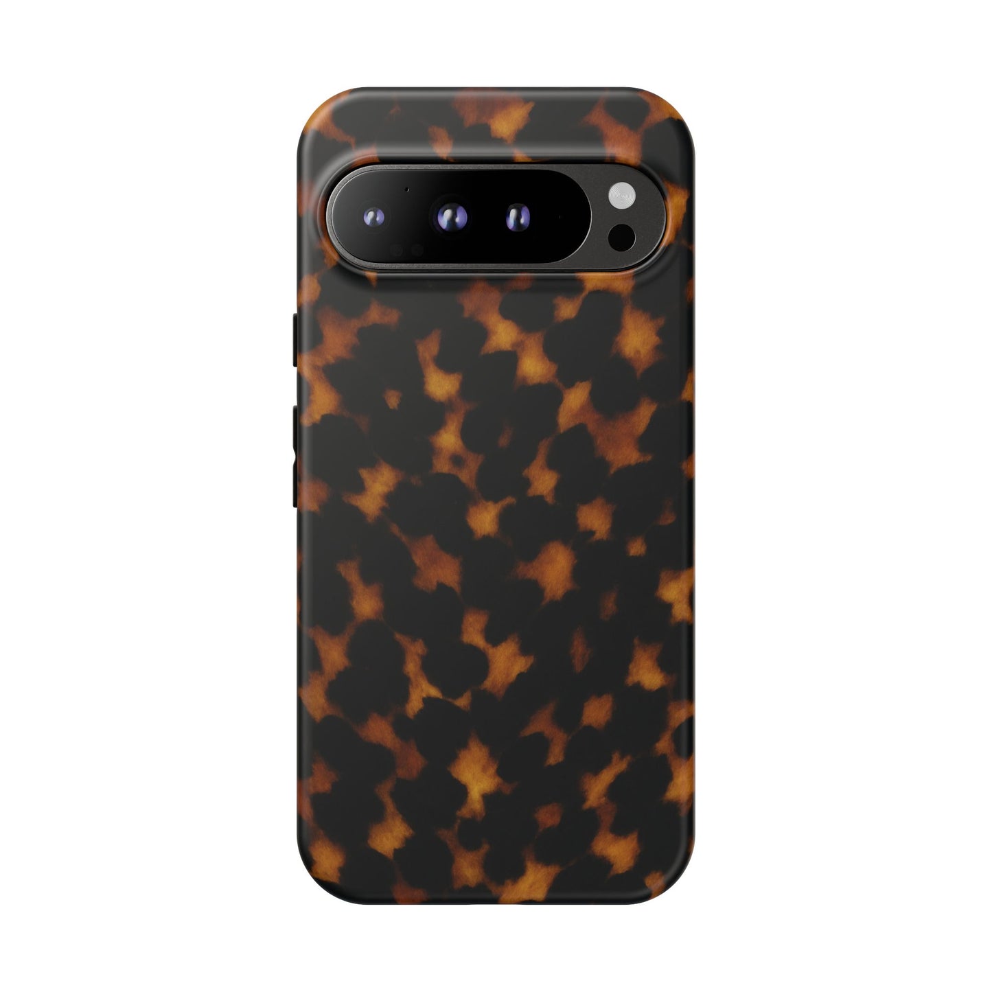 Tortoiseshell Phone Case – Brown Leopard Pattern Luxury Tough Protective Case