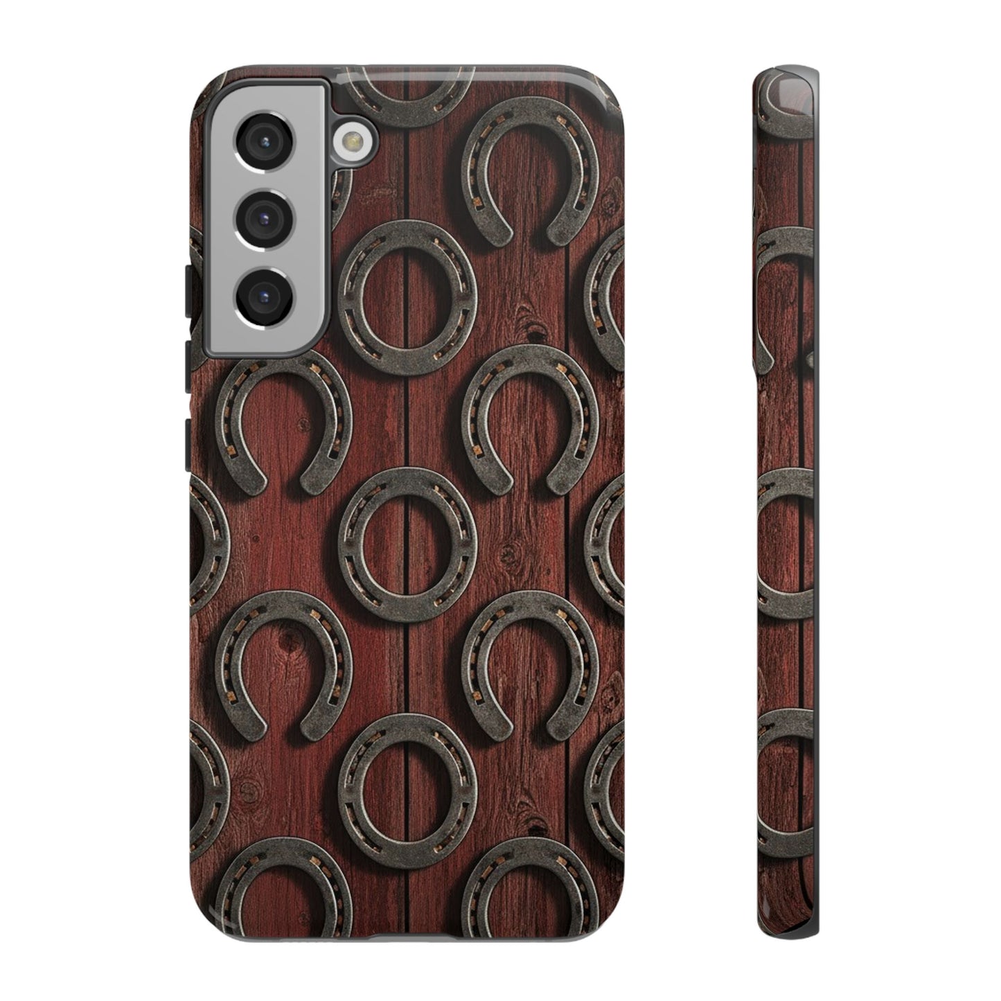 Rustic Horseshoe Western Phone Case – Cowboy Country Ranch Tough Case