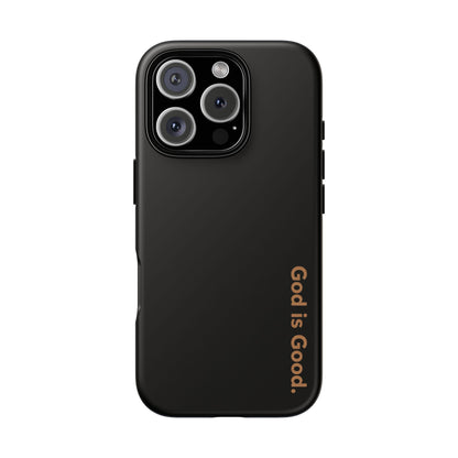 God Is Good Phone Case Minimal Aesthetic Christian Tough Cover