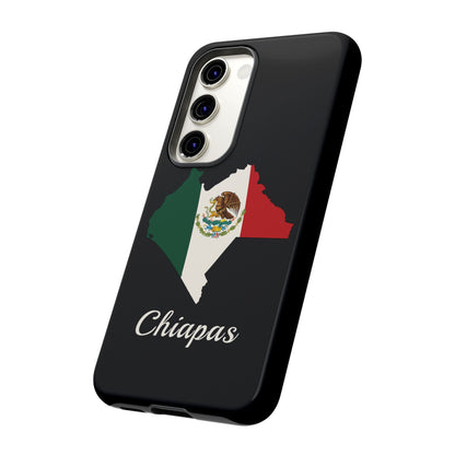 Chiapas Mexico Flag Map Phone Case | Mexican American Pride Tough Case for iPhone & Samsung