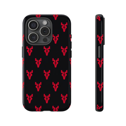 Mazatlán Bull Phone Case – Black Red Streetwear Tough Shockproof Cover