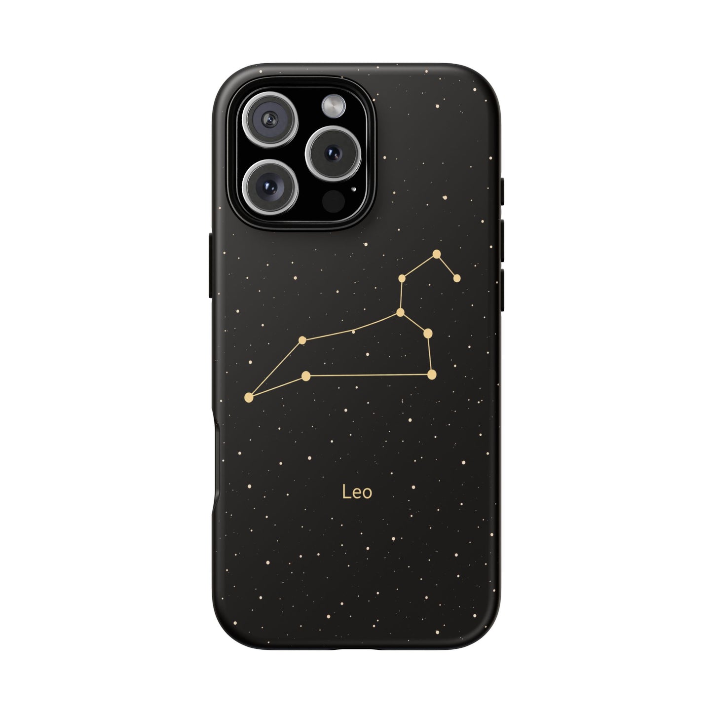 Leo Zodiac Constellation Phone Case – Luxe Gold Celestial Cover