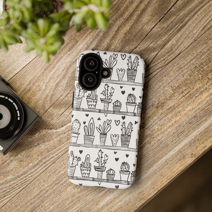 Cactus Succulent Phone Case Cute Plant Aesthetic iPhone Samsung Cover