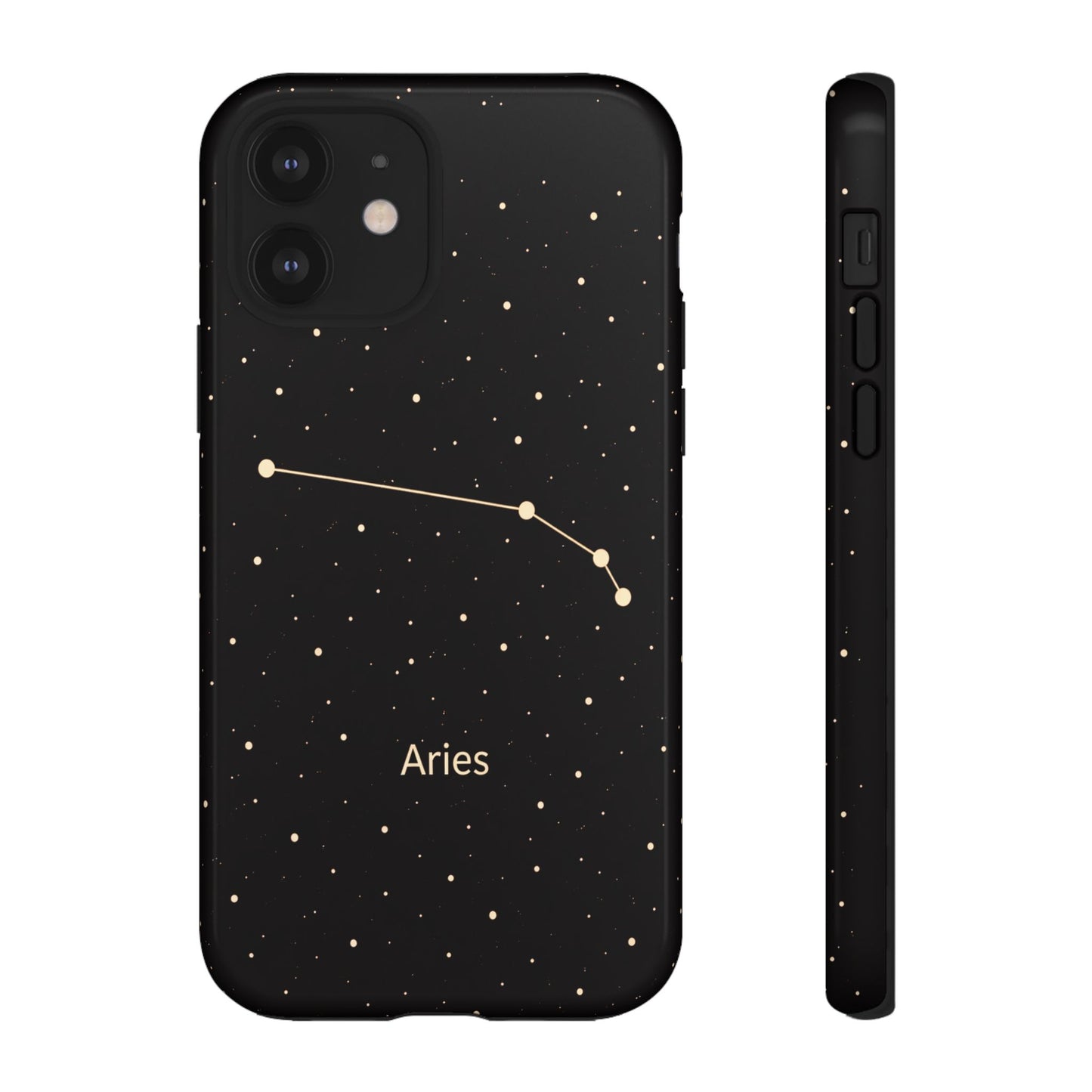 Aries Zodiac Constellation Phone Case – Luxe Gold Celestial Cover