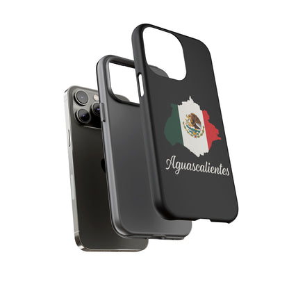 Aguascalientes Mexico Flag Map Phone Case | Mexican American Pride Tough Case for iPhone & Samsung