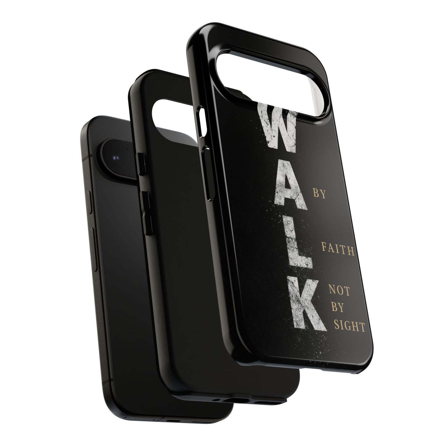 Walk by Faith Not by Sight Christian Phone Case Bible Verse Faith Cover