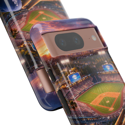 Baseball Sunset Stadium Phone Case LA Game Day Sports Aesthetic Case