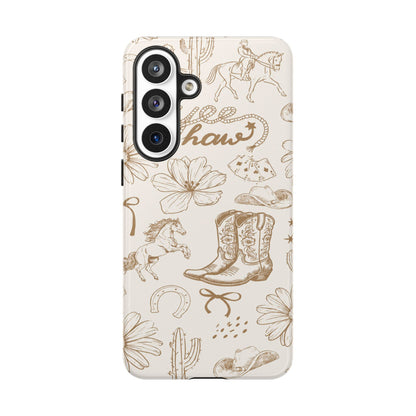 Western Cowgirl Phone Case for iPhone Samsung Galaxy Pixel Tough Case