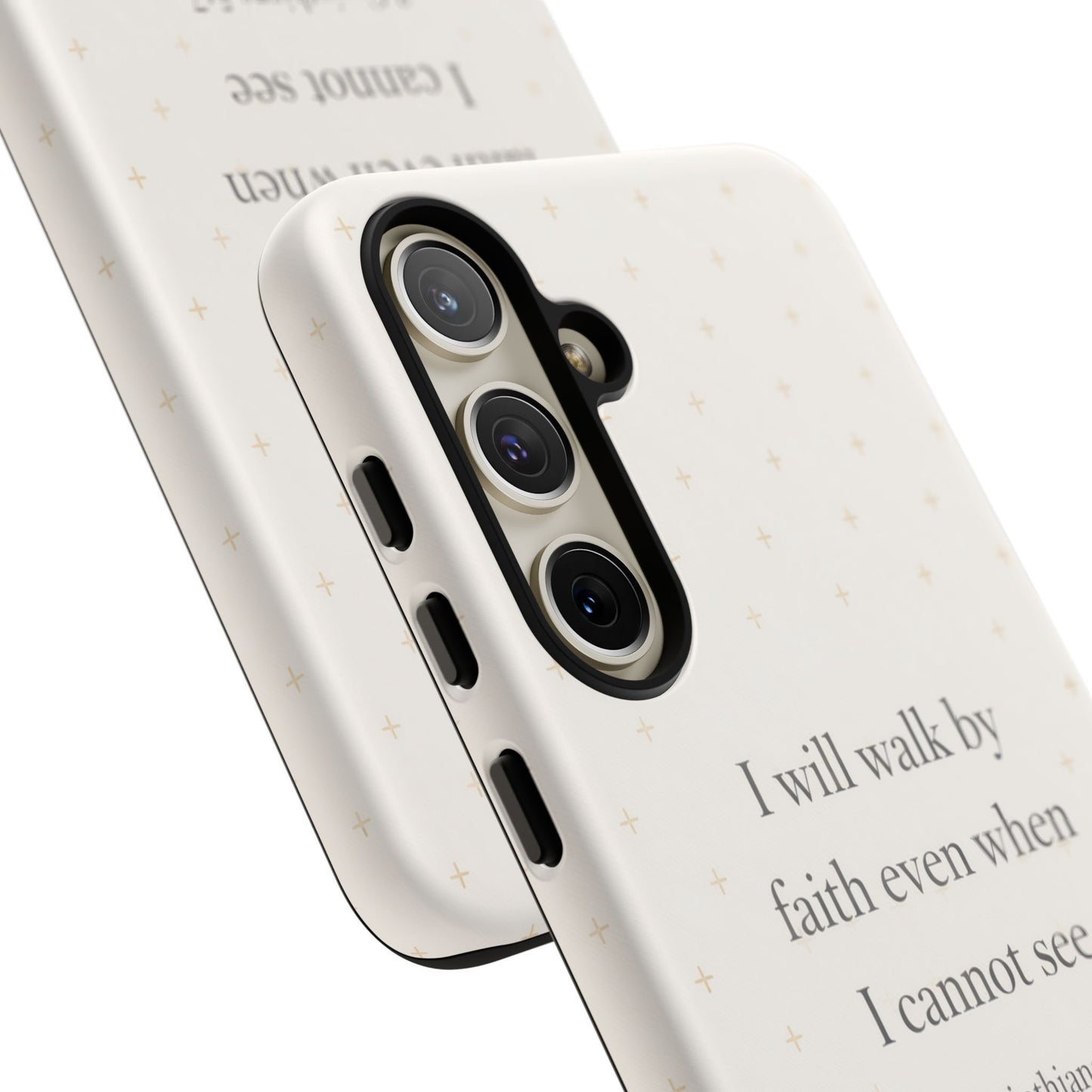 Walk by Faith Phone Case 2 Corinthians 5:7 Christian Bible Cover