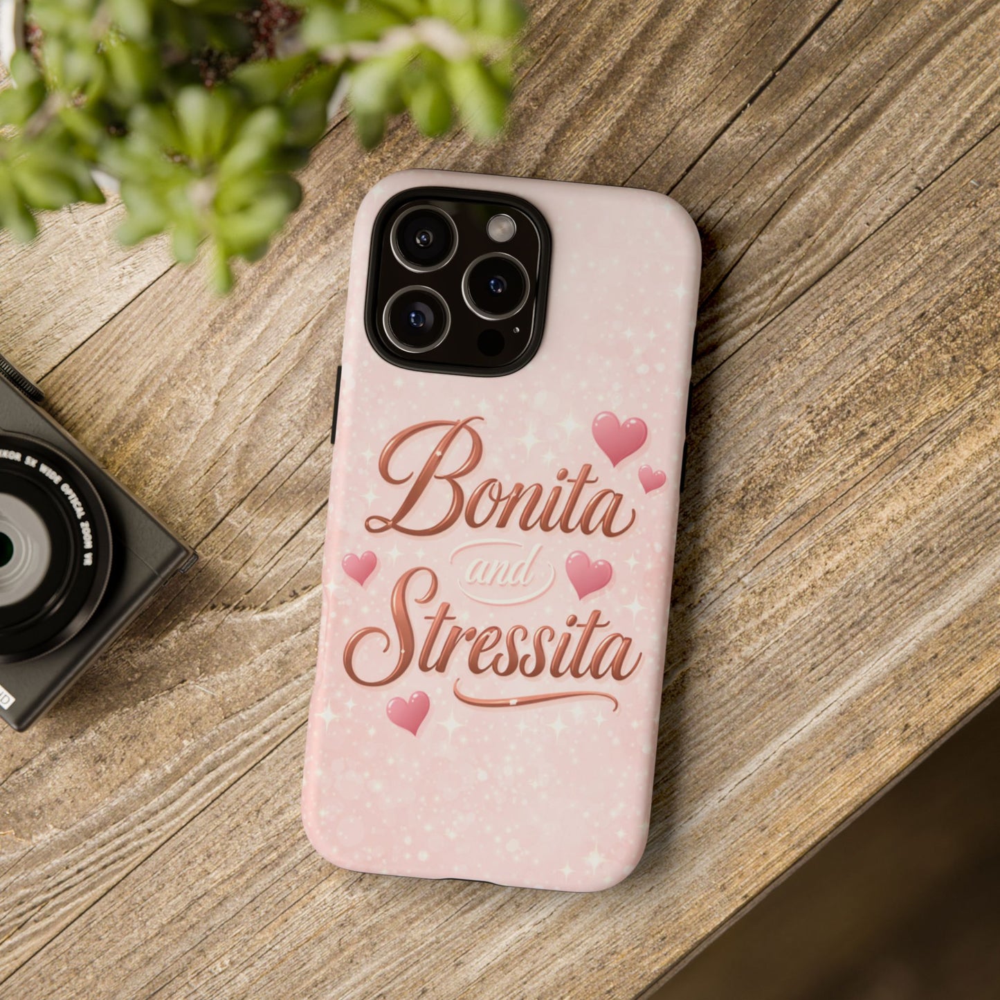 Bonita Stressita Phone Case Cute Latina Aesthetic Pink Coquette Case