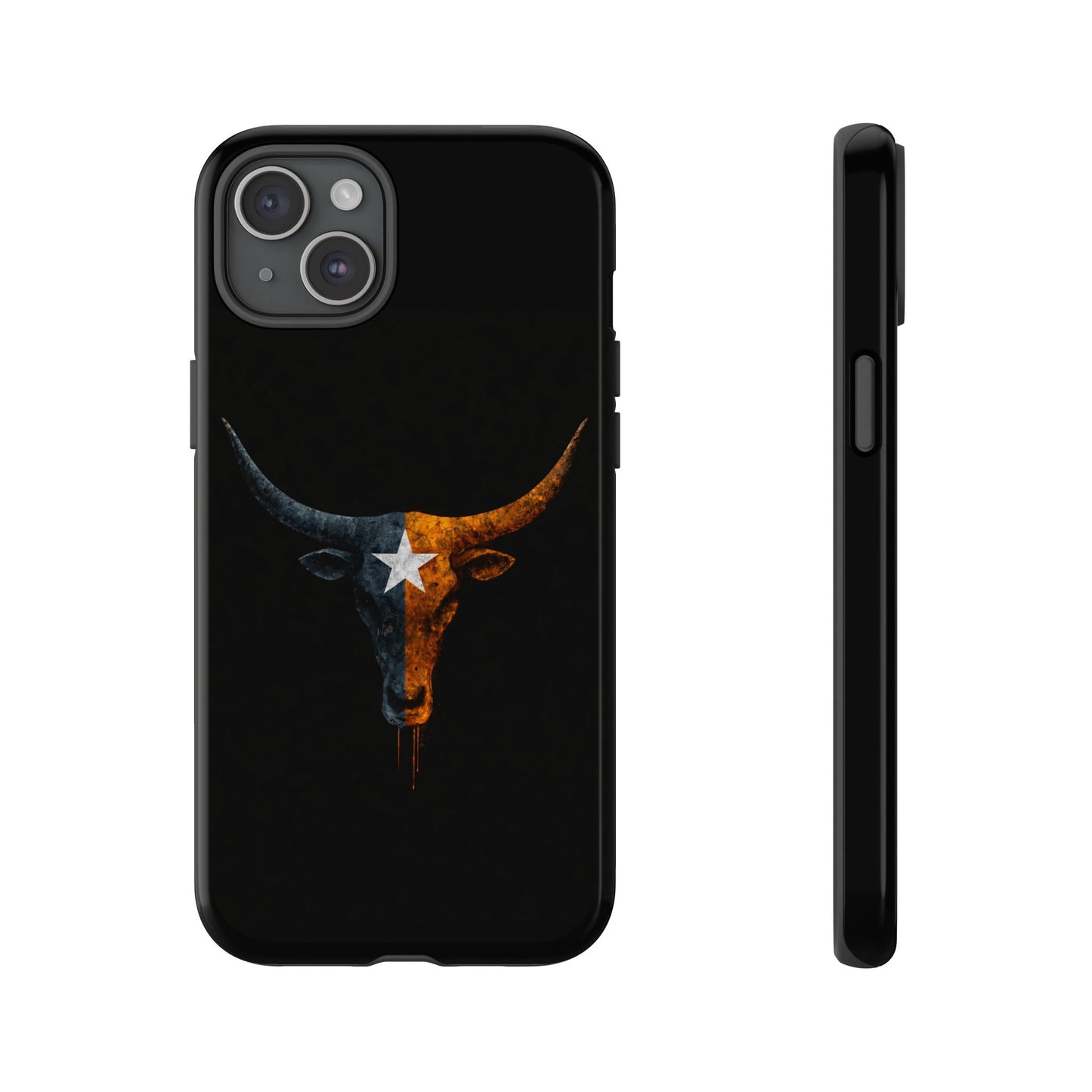 Texas Longhorn Skull Phone Case Western Cowboy Bull iPhone Samsung Cover